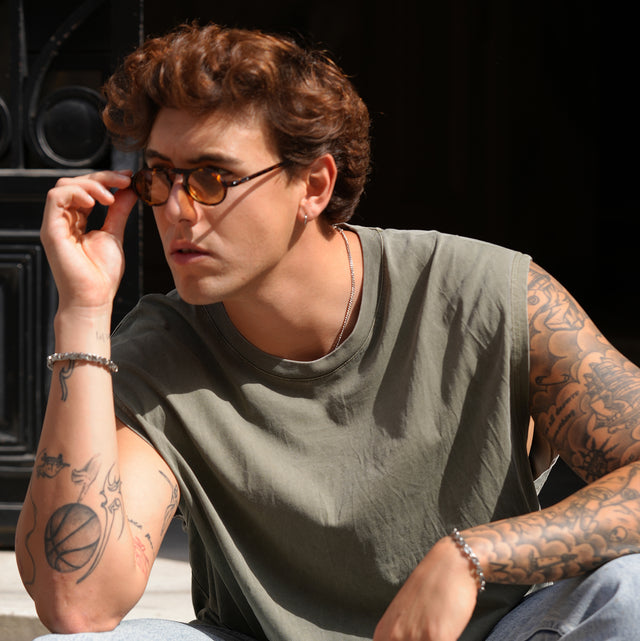 Freesbee Lamont Renkli Fotokromik Lensli Asetat Unisex Güneş Gözlüğü