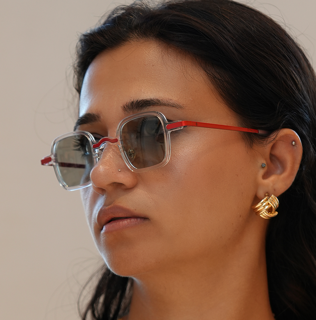 Freesbee Venice Renkli Fotokromik Lensli Metal-Asetat Unisex Güneş Gözlüğü