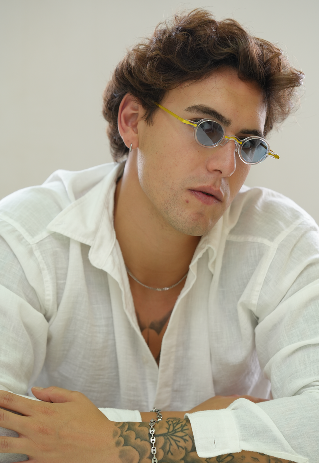 Freesbee Onyx Renkli Fotokromik Lensli Metal-Asetat Unisex Güneş Gözlüğü