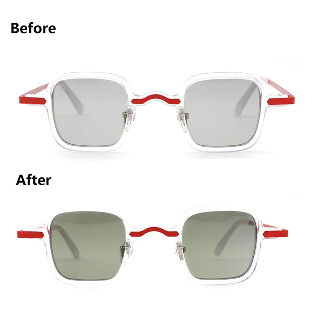 Freesbee Venice Renkli Fotokromik Lensli Metal-Asetat Unisex Güneş Gözlüğü