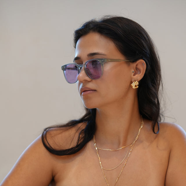 Freesbee Sunland Color Changing Asetat Unisex Güneş Gözlüğü