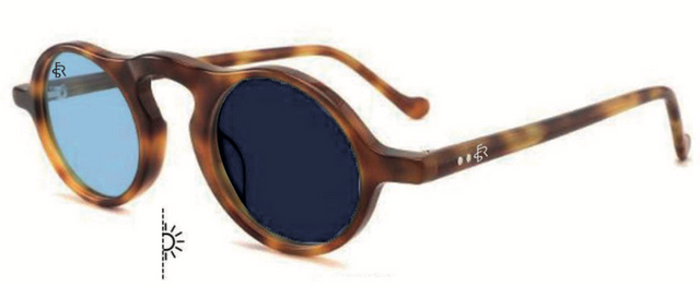 Freesbee Lamont Renkli Fotokromik Lensli Asetat Unisex Güneş Gözlüğü