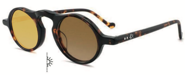 Freesbee Lamont Renkli Fotokromik Lensli Asetat Unisex Güneş Gözlüğü