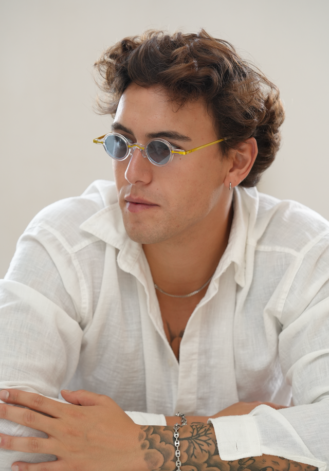 Freesbee Onyx Renkli Fotokromik Lensli Metal-Asetat Unisex Güneş Gözlüğü